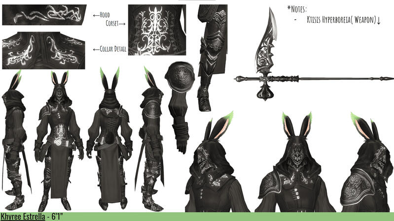 Reaper Glam with hood